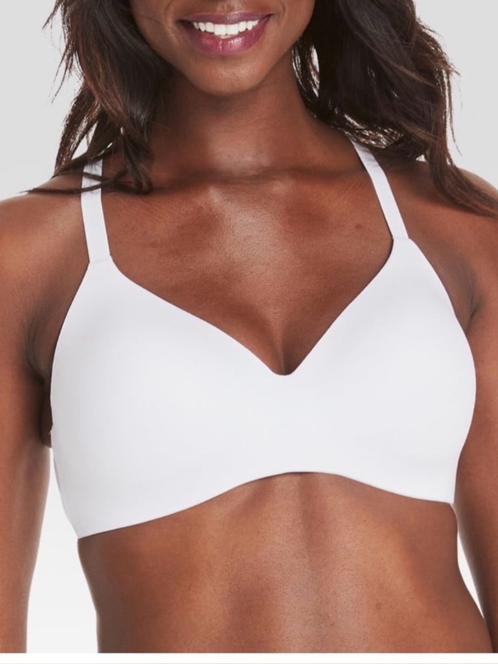 Women’s No-Show Wireless Bra, Concealing Petals No-Show Bra with Convertible3XL